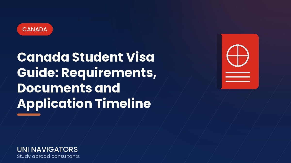 Canada Student Visa Guide: Requirements, Documents and Application Timeline