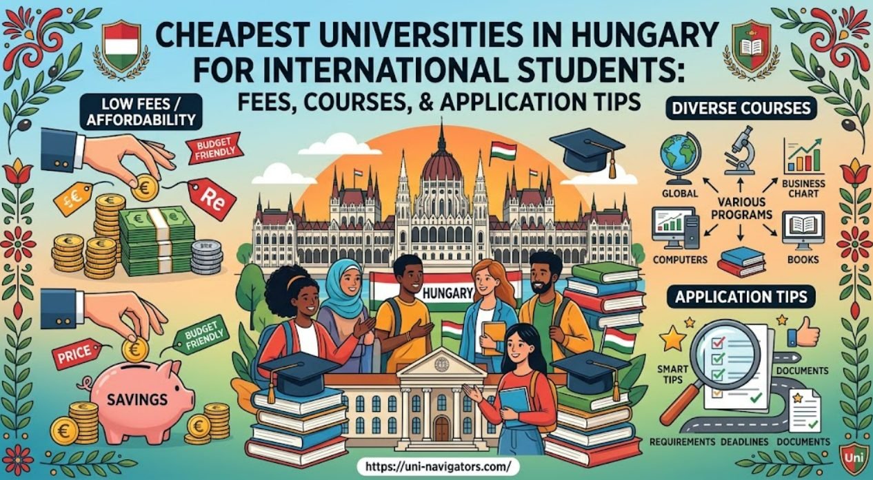 Cheapest Universities in Hungary for International Students: Fees, Courses, and Application Tips (2026/2027)