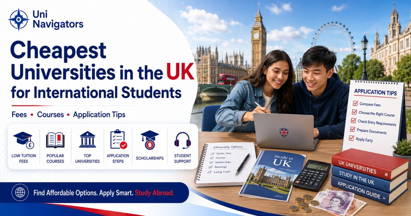Cheapest Universities in UK for International Students: Fees, Courses and Application Tips