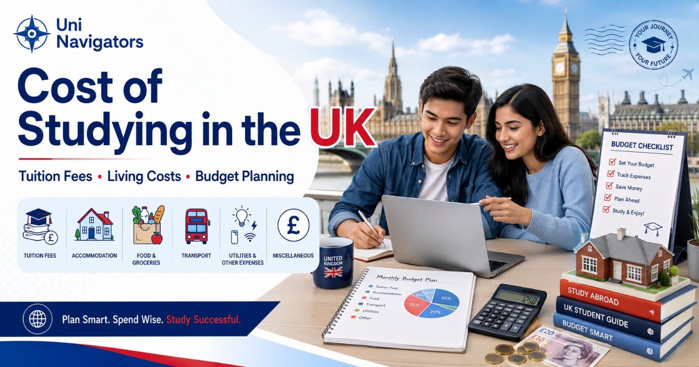 Cost of Studying in UK: Tuition Fees, Living Costs and Budget Planning for International Students