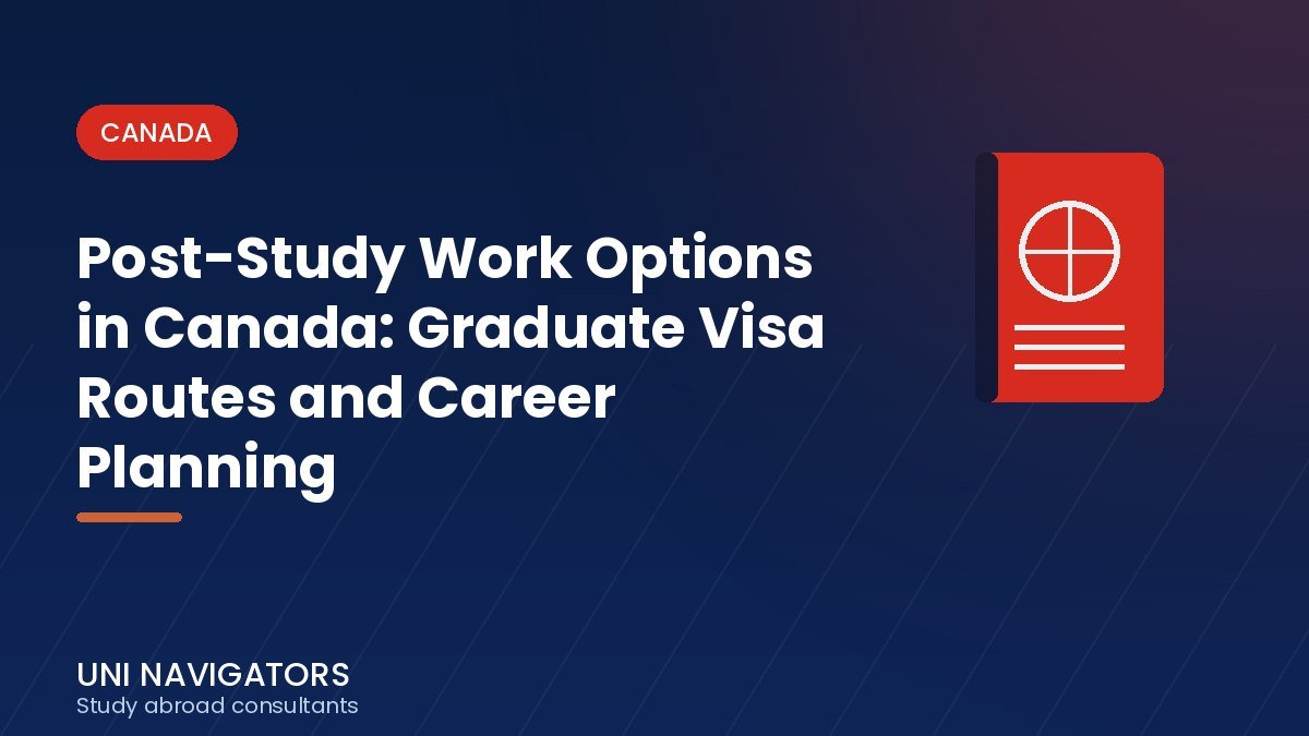 Post-Study Work Options in Canada: Graduate Visa Routes and Career Planning