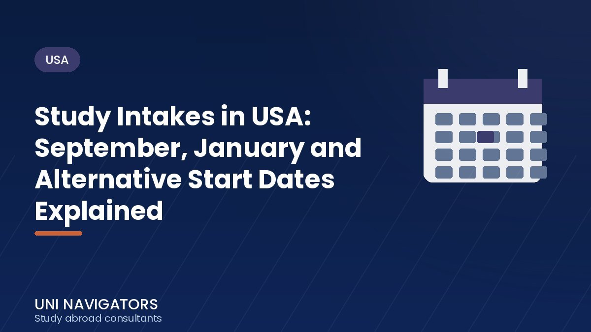 Study Intakes in USA: September, January and Alternative Start Dates Explained