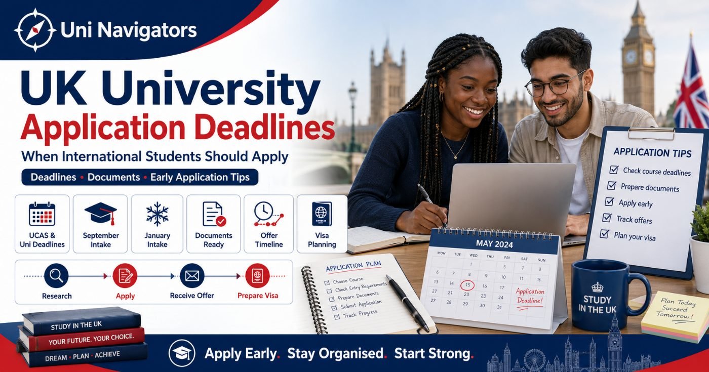 UK University Application Deadlines: When International Students Should Apply